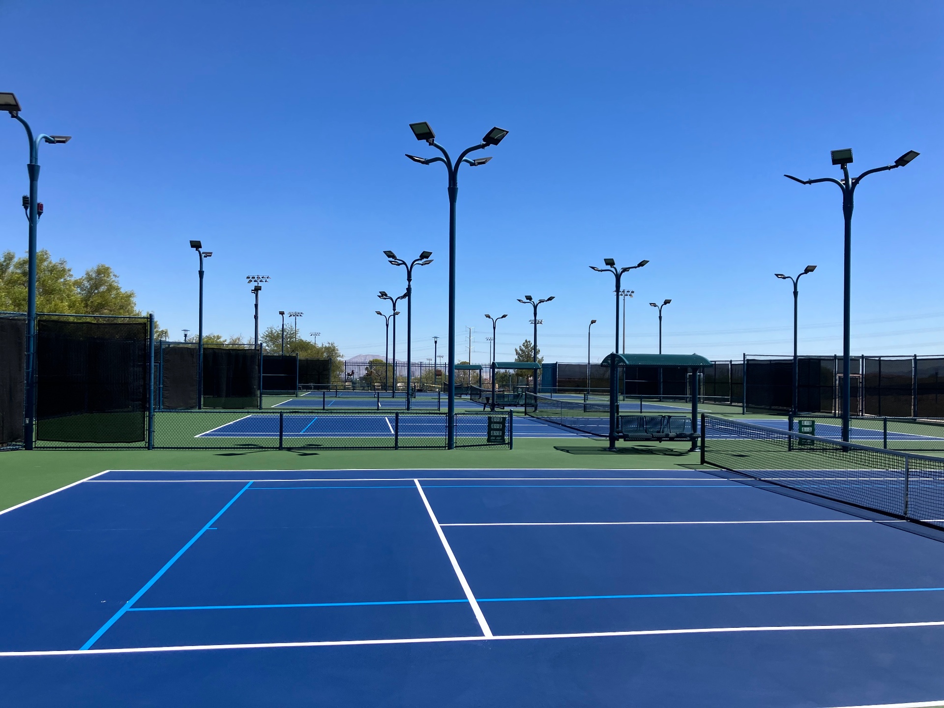 Tennis court in Las Vegas, NV